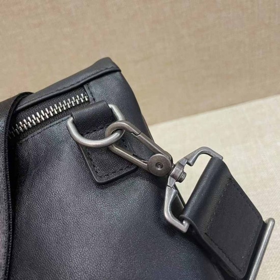 ディオール メンズ フラップ メタルバックル カーフレザー 2WAY メッセンジャーバッグ クラッチバッグ ブラック