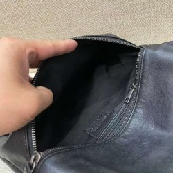 ディオール メンズ フラップ メタルバックル カーフレザー 2WAY メッセンジャーバッグ クラッチバッグ ブラック