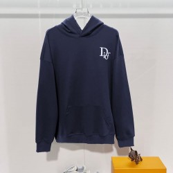 ディオール 2026FW BEE 蜂刺繍 オブリーク ダメージ加工 450g ヘビーウェイト フーディ パーカー メンズ レディース