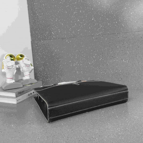 エルメス メンズ Hステッチ サドルステッチ 本革 フラップ ブリーフケース ビジネスバッグ 2WAY ブラック