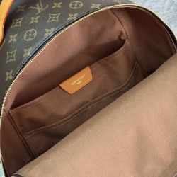 ルイ・ヴィトン メンズ ディスカバリー・カーゴ バックパック モノグラム 本革トリム リュックサック M25979 男女兼用
