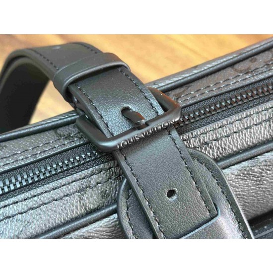 ルイ・ヴィトン メンズ ニル・メッセンジャー モノグラム・ミッドナイト 本革 2層式 2WAY ショルダーバッグ M26783 男女兼用