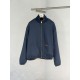 ルイ・ヴィトン SS26 Monogram リバーシブル フリースジャケット ボアブルゾン ブラウン×ネイビー メンズ レディース