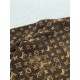 ルイ・ヴィトン SS26 Monogram リバーシブル フリースジャケット ボアブルゾン ブラウン×ネイビー メンズ レディース