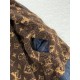 ルイ・ヴィトン SS26 Monogram リバーシブル フリースジャケット ボアブルゾン ブラウン×ネイビー メンズ レディース