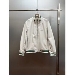 ルイ・ヴィトン ヴィンテージ パンチングメッシュ 立領スポーツブルゾン スタンドカラー トラックジャケット アイボリー メンズ レディース