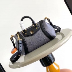 ルイヴィトン レディース ピクセルグレインラムレザー スムースカーフ ナノ LV ライダー LV サークル 2WAY ミニバッグ ブラック M14623