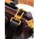 ルイヴィトン レディース グレインラムレザー スムースカーフ ナノ LV ライダー LV サークル 2WAY ミニバッグ バーガンディ M14623