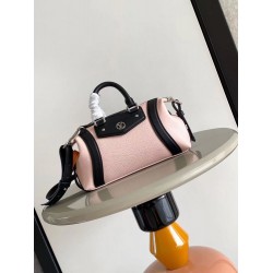 ルイヴィトン レディース ピクセルグレインラムレザー スムースカーフ ナノ LV ライダー LV サークル 2WAY ミニバッグ ピンク M14623