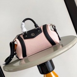 ルイヴィトン レディース ピクセルグレインラムレザー スムースカーフ ナノ LV ライダー LV サークル 2WAY ミニバッグ ピンク M14623