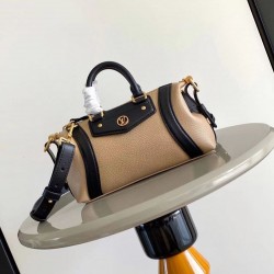 ルイヴィトン レディース ピクセルグレインラムレザー スムースカーフ ナノ LV ライダー LV サークル 2WAY ミニバッグ キャメルベージュ M14623