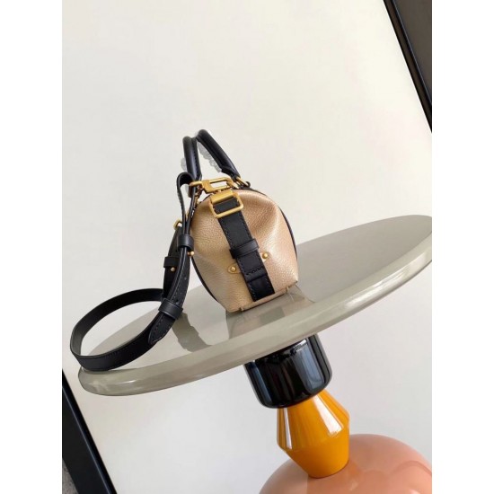 ルイヴィトン レディース ピクセルグレインラムレザー スムースカーフ ナノ LV ライダー LV サークル 2WAY ミニバッグ キャメルベージュ M14623