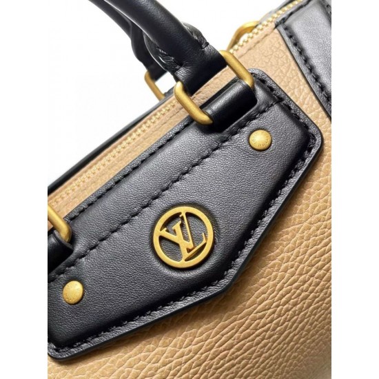 ルイヴィトン レディース ピクセルグレインラムレザー スムースカーフ ナノ LV ライダー LV サークル 2WAY ミニバッグ キャメルベージュ M14623