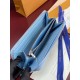 ルイヴィトン メンズ レディース モノグラム 風景プリント ジッピー ウォレット ラウンドファスナー 長財布 クラッチバッグ ブルー M29720
