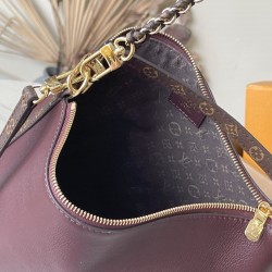 ルイヴィトン レディース Multipass ショルダーバッグ ハンドバッグ ボルドー モノグラムキャンバス タブレット収納 M3A258 M3A285