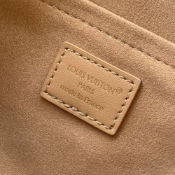 ルイヴィトン レディース ジャイアント モノグラム アンプラント スピーディ バンドリエール 20 パドロック チェーン 2WAY ハンドバッグ ベージュ M58953
