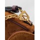 ルイヴィトン レディース スエード モノグラム ウォレット オン チェーン アイビー WOC チェーン 2WAY ショルダーバッグ キャメル M82210
