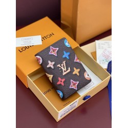 ルイヴィトン オーガナイザー・ドゥ ポッシュ カードケース モノグラム ドーナツ ブラウン M28282