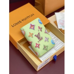 ルイヴィトン オーガナイザー・ドゥ ポッシュ カードケース モノグラム ドーナツ グリーン M28282