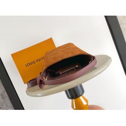 ルイヴィトン レディース スエード モノグラム オール イン BB パドロック付き 2WAY バケットバッグ ハンドバッグ キャメル M29834