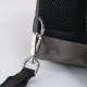 プラダ メンズ Re-Nylon サフィアーノレザー トライアングルロゴ スリング バックパック ボディバッグ グレー 2VZ116 男女兼用