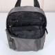 プラダ メンズ Re-Nylon サフィアーノレザー トライアングルロゴ スリング バックパック ボディバッグ グレー 2VZ116 男女兼用