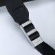 プラダ メンズ Re-Nylon サフィアーノレザー トライアングルロゴ 縦型 トートバッグ ビジネスバッグ ブラック 175代工 男女兼用