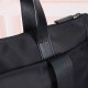 プラダ メンズ Re-Nylon サフィアーノレザー トライアングルロゴ 縦型 トートバッグ ビジネスバッグ ブラック 175代工 男女兼用