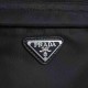 プラダ メンズ Re-Nylon サフィアーノレザー トライアングルロゴ バックパック リュックサック ブラック 175代工 男女兼用