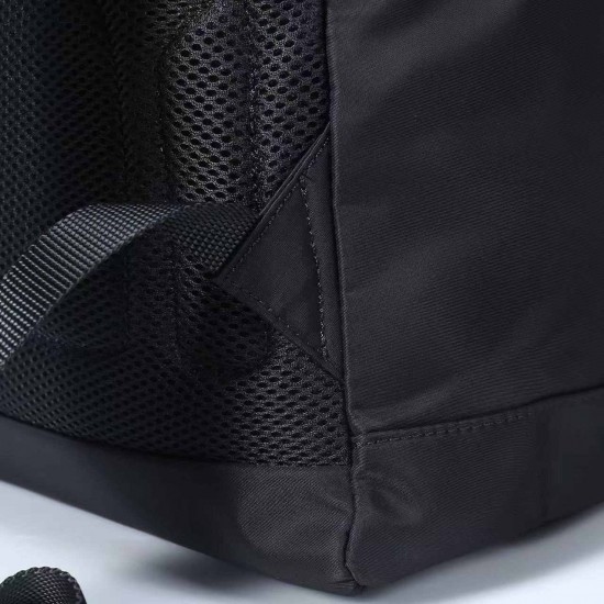 プラダ メンズ Re-Nylon サフィアーノレザー トライアングルロゴ バックパック リュックサック ブラック 175代工 男女兼用