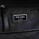 プラダ メンズ Re-Nylon サフィアーノレザー トライアングルロゴ バックパック リュックサック ブラック 175代工 男女兼用