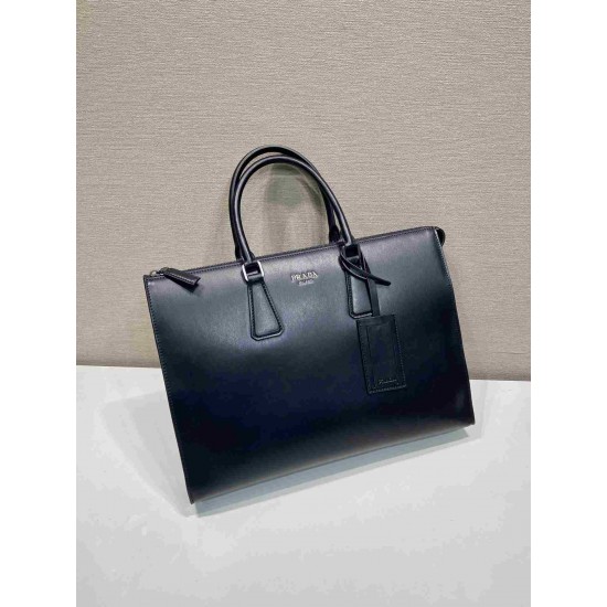 プラダ メンズ アンティークカーフレザー 本革 ラージ ブリーフケース ビジネスバッグ 書類かばん 2VG039 男女兼用