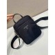 プラダ メンズ Re-Nylon サフィアーノレザー トライアングルロゴ 縦型 2WAY ミニショルダーバッグ スマホショルダー ブラック 2VH211 男女兼用