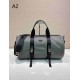 プラダ メンズ Re-Nylon トライアングルロゴ 2WAY ボストンバッグ ダッフルバッグ トラベルバッグ ブラック 2VC015 男女兼用