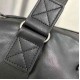 ヴェルサーチェ メンズ ラ メドゥーサ カーフレザー 本革 2WAY ボストンバッグ ダッフルバッグ トラベルバッグ ブラック 男女兼用