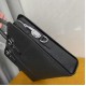 ヴェルサーチェ メンズ ラ メドゥーサ ジオメトリック型押し カーフレザー 本革 2WAY ブリーフケース ビジネスバッグ 書類かばん ブラック 男女兼用