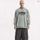 AMIRI 2026秋冬新作 スノーウォッシュ カレッジロゴ クルーネックスウェットシャツ トレーナー 男女兼用 メンズ レディース