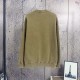 AMIRI 2026秋冬新作 スノーウォッシュ カレッジロゴ クルーネックスウェットシャツ 岩石灰 男女兼用 メンズ レディース