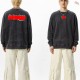 BALENCIAGA 2026秋冬新作 スノーウォッシュ テープディテール クルーネックスウェットシャツ 男女兼用 メンズ レディース