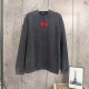 BALENCIAGA 2026秋冬新作 スノーウォッシュ テープディテール クルーネックスウェットシャツ 男女兼用 メンズ レディース