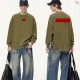 BALENCIAGA 2026秋冬新作 スノーウォッシュ テープディテール クルーネックスウェットシャツ 岩石灰 男女兼用 メンズ レディース