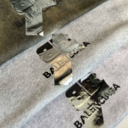 バレンシアガ 26FW パスポート スタンプ ロゴ ヴィンテージ ダメージ フーディ オーバーサイズ パーカー メンズ レディース