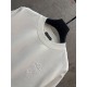 クロムハーツ 26SS/AW 中空3D立体刺繍 直噴グラデーション ロングTシャツ カットソー 6609 白 黒 メンズ レディース