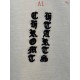 クロムハーツ 26SS/AW 中空3D立体刺繍 スリーブロゴ ロングTシャツ カットソー 6610 白 黒 メンズ レディース