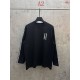 クロムハーツ 26SS/AW 中空3D立体刺繍 スリーブロゴ ロングTシャツ カットソー 6610 白 黒 メンズ レディース
