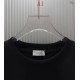DIOR ディオール CDロゴ プリント クルーネックスウェットシャツ トレーナー 米白色 黑色 男女兼用 メンズ レディース 360g