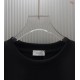 DIOR ディオール 刺繍ロゴ クルーネックスウェットシャツ トレーナー 米白色 黑色 男女兼用 メンズ レディース 360g