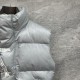 ディオール 総柄オブリーク ロゴ ロック金具 中綿ベスト ダウンベスト シルバー メンズ レディース