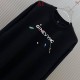 ジバンシー ロゴプリント クルーネック 長袖スウェットシャツ Tシャツ オフホワイト ブラック メンズ レディース