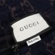 GUCCI グッチ 早春コレクション GG総柄 ニットジャージ トラックパンツ ジョガーパンツ ダークネイビー×グレー 男女兼用